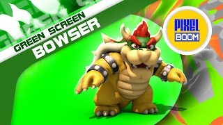 Green Screen Bowser Attack Super Mario Bros - Footage PixelBoom