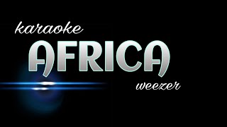 AFRICA weezer karaoke
