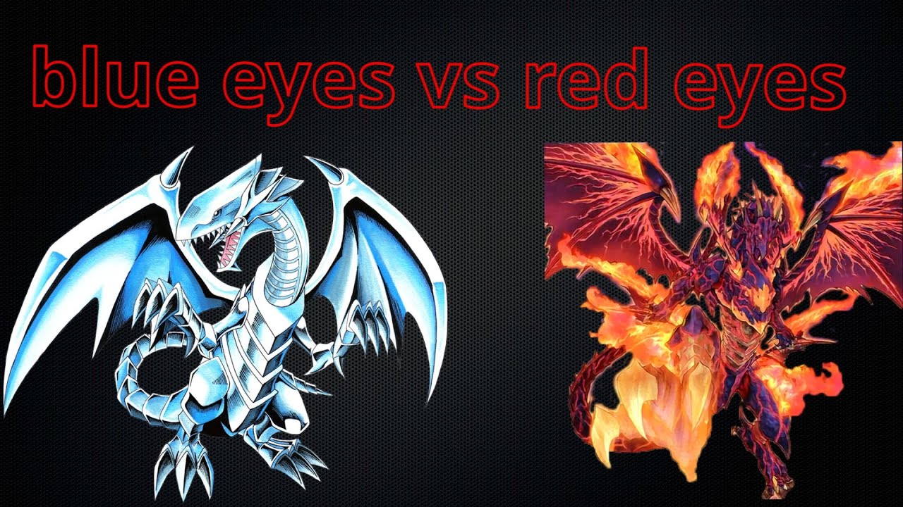 Battle of the dragons RedEyes black dragon vs BlueEyes White Dragon