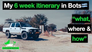 My Botswana self drive itinerary | Tips & where to go