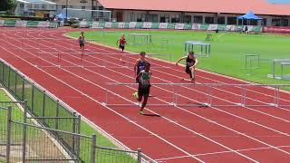 200m Hurdles U14, U15 \& U16 Men Final, 2025 NQ Championships, Townsville 26 September 2025