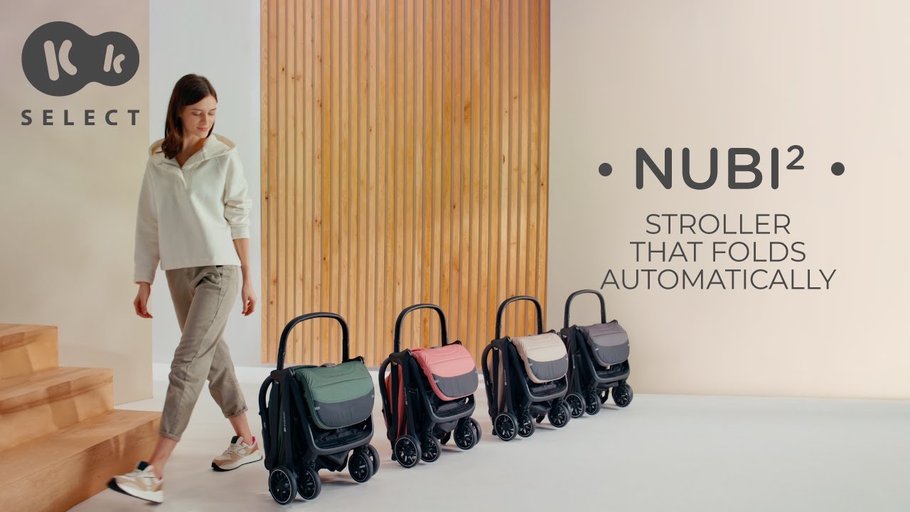 NUBI 2, Kinderkraft lightweight stroller with automatic folding
