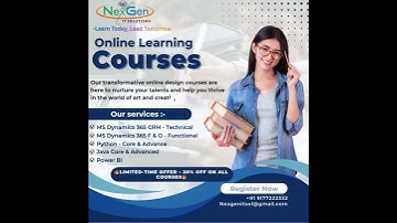 🎓 NexGen IT Solutions | Professional IT Training Since 2007 | Dynamics 365 | Power BI #dynamics365