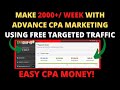 This CPA Marketing For Beginners Strategy Can Make YOU $2,000+ Weekly Posting FREE Ads!