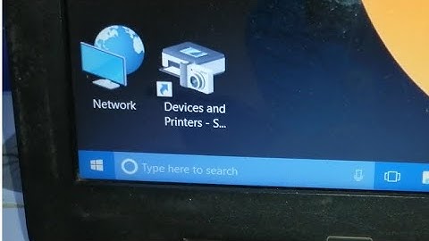 how to create devices and printers shortcut on desktop in windows 10