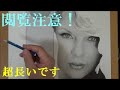 Pencil drawing / Taylor Swift / Knit sweater テイラー・スウィフト 鉛筆画 ニットセーター部分描画の一部始終 等速動画