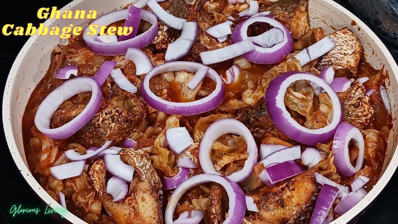 Ghana Cabbage and Fish Stew delicious YouTube