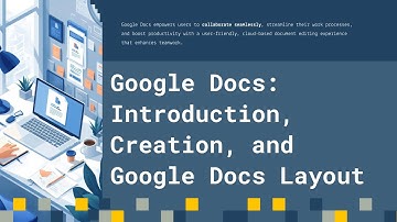 Google Docs pt 1 of 3 : Essential Tools for Virtual Educators