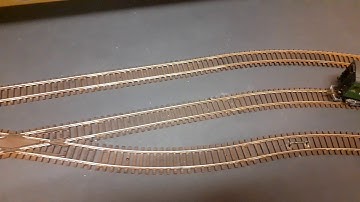 Model railway block detection. X/Diamond crossing protector.