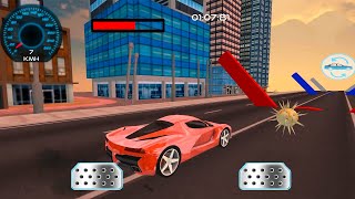 Stunt Car Simulator Game 2018: 3D Airplane Jump | Android GamePlay screenshot 1