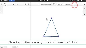 Mini Constructions with Desmos Desmos Geometry 2.0: Iscosoles triangle