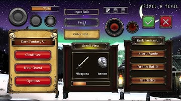 Dark Fantasy GUI Pack - Unity Asset Store