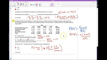 Math 219 5.4.28 5.4.41 Conditional Probability