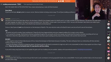 Beat Saber Quest Modding Info