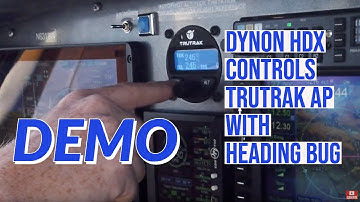 Trutrak Autopilot Flies in Heading Mode with Dynon Skyview HDX in PA32 Piper Cherokee 6