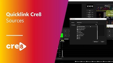 QuickLink StudioPro: Sources