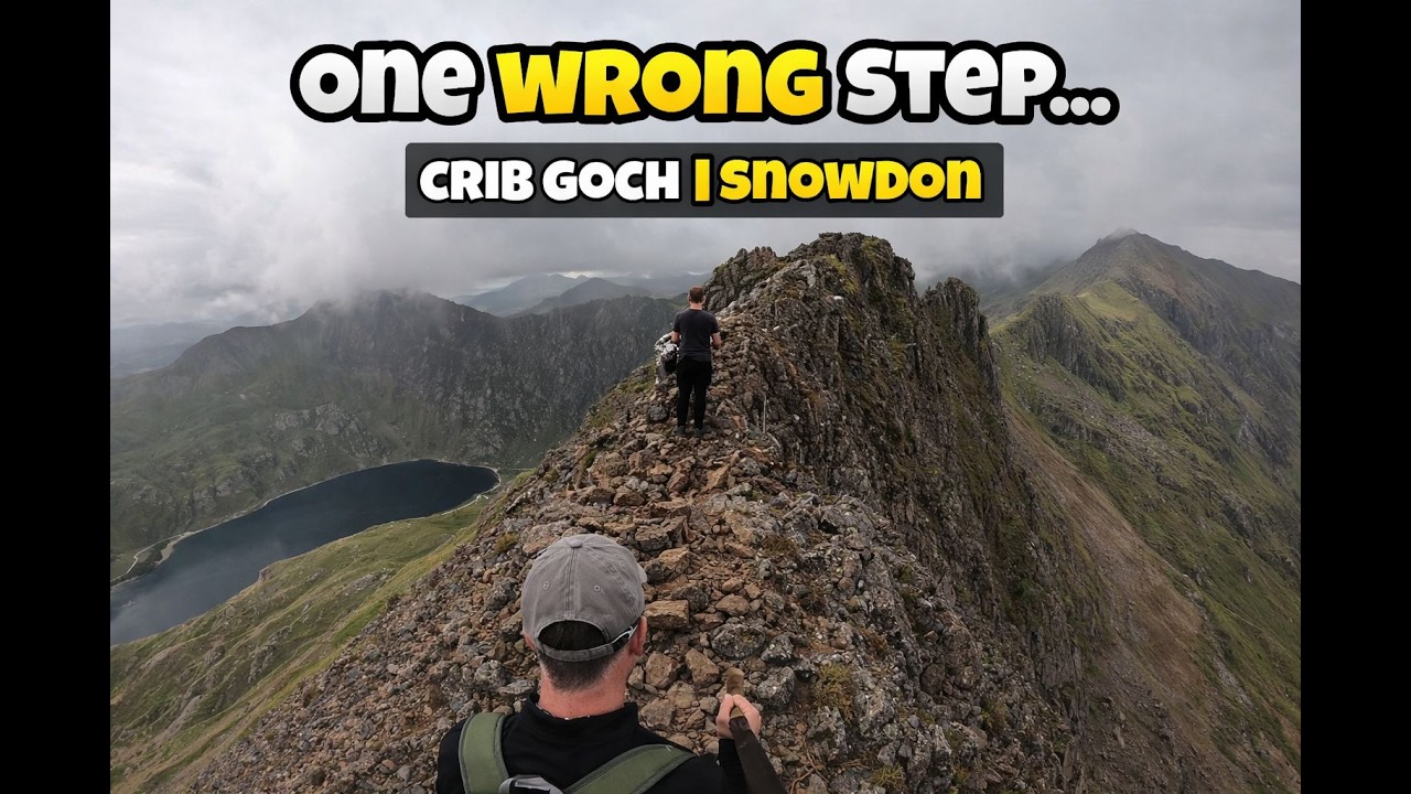 Crib Goch - The knife edge in all it's glory
