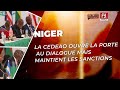 Niger  la cedeao ouvre la porte au dialogue mais maintient les sanctions