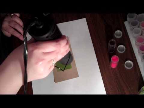 Creating A Scene with Embossing Powder