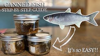 Pressure Canned Fish the EASY Way - Step By Step Guide