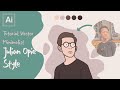 Cara Membuat Foto Menjadi Kartun Vector (Julian Opie Style) - Adobe Ilustrator