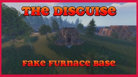 RUST - The Disguise - Fake Furnace Solo/Duo Base Design