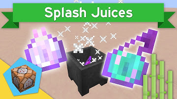 SPLASH JUICES in Vanilla Minecraft 1.11 | Splash Juices Command Block Creation