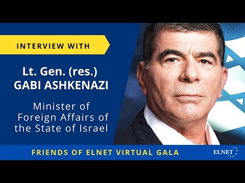 Israel's Minister of Foreign Affairs Gabi Ashkenazi Interview on Europe-Israel Relations