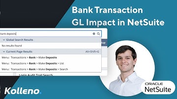 NetSuite Tutorial | Bank Transaction GL Impact in NetSuite