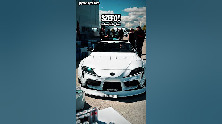SZEFO na rejonie. Golkowicki_Han Trójmiasto Se7en Toyota Supra Targa LBWK