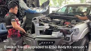 Ford Everest Upgraded to F150 Body Kit version 1?