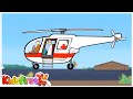 Big Construction: helicopter. Kids' cartoon.