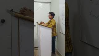 FEC Student Ali Asghar speaking on (Alexander Graham Bell) #speakingskills #science #garhambell