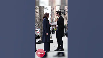 Penn Badgley And Charlotte Ritchie Argue While Filming "YOU" In Manhattan - 08 Apr 2024