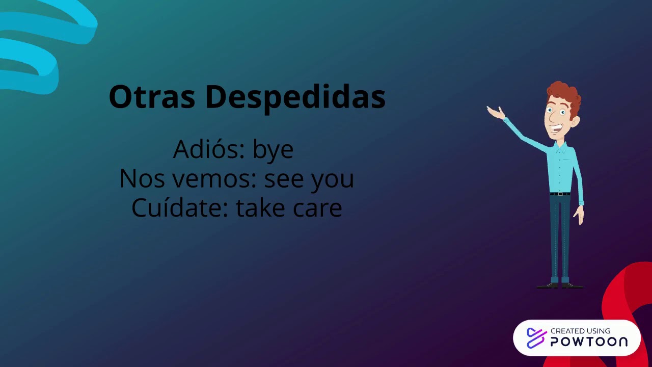 What Is Saludos Y Despedidas