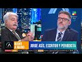 El escritor y periodista Jorge Asís mano a mano con Luis Novaresio