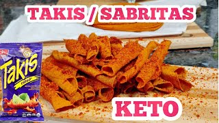 TAKIS KETO SABRITAS - CHIPS PICOSOS Y CRUJIENTES / Low Carb Chips - Gluten Free - Vegetarian