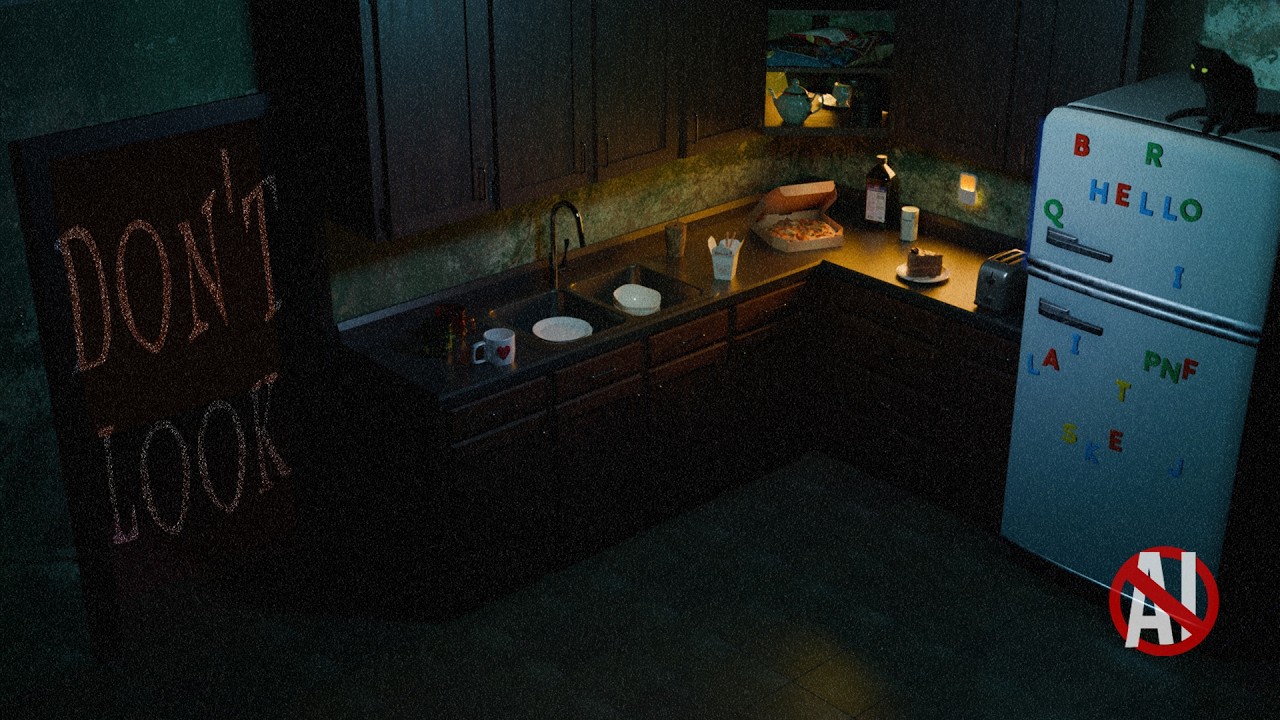 Midnight Snack, But The House Is Haunted | rain on roof, eerie house, snack bag crinkles | No AI