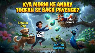 Morni Ke Andon Ki Hifazat | Storm Rescue Adventure | Dholku Dog, Lalu Lomri & Tan Tan Kachwa