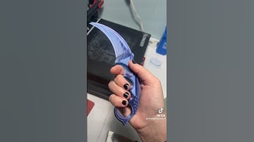 3D printed karambit #3dprinting #knife #asmr #karambitknife