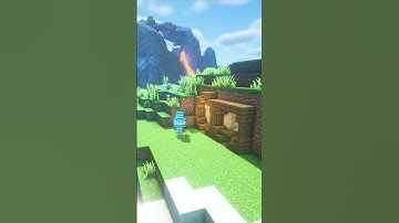 Small Hobbit Hole Tutorial!  #simplebuild #minecraft #minecrafbuilds