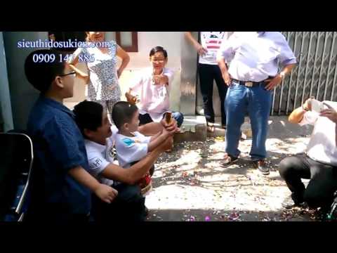 Video Pháo kim tuyến, pháo giấy - youtube