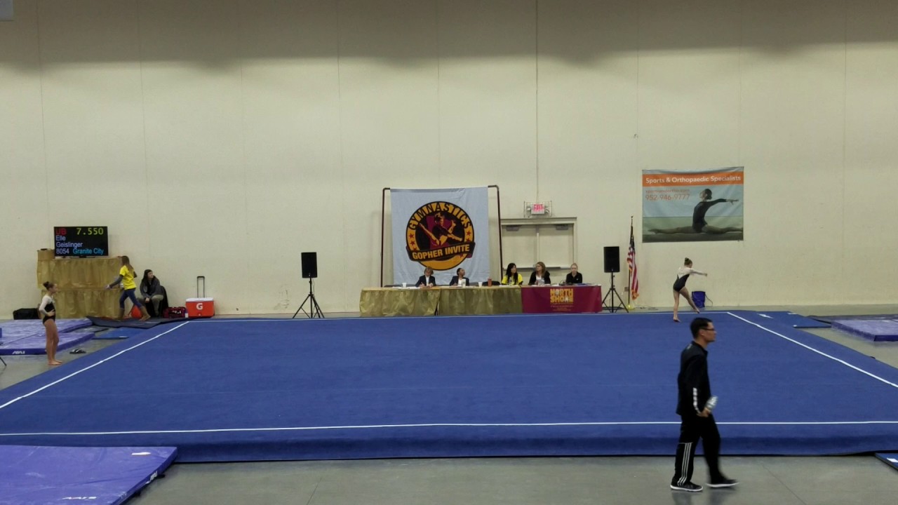 Maddison Reidenbach Gopher Invite 2017 - Level 8 Floor