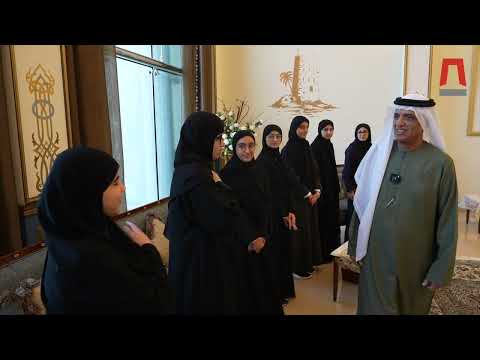 حاكم رأس الخيمة يستقبل المتفوقين من طلبة الصف 11        11 