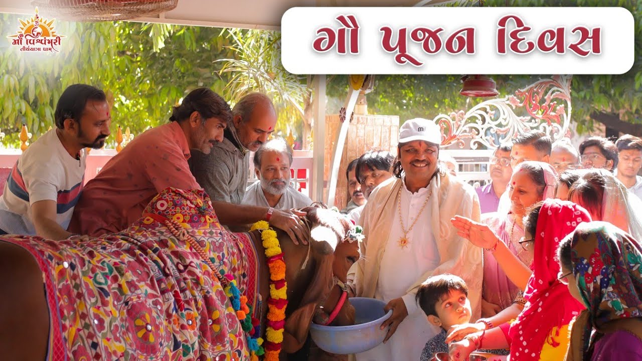 વૈકુંઠધામ ગૌશાળામાં મકરસંક્રાંતિ નિમિતે ગૌ પૂજન દિવસ | 2024 | માઁ વિશ્વંભરી તીર્થયાત્રા ધામ