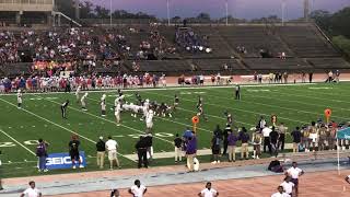 Edna Karr’s QB AJ Samuel with the touchdown pass. Details