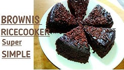 CARA MEMBUAT BROWNIES RICE COOKER TANPA MIXER - Durasi: 7.48. 
