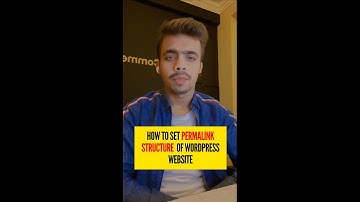 How to set permalink structure of a WordPress wesite