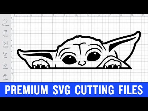 Baby Yoda Svg Cutting Files for Silhouette Premium cut SVG