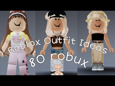 Under 80 robux, Roblox Outfit Ideas 🖤🤍 in 2023